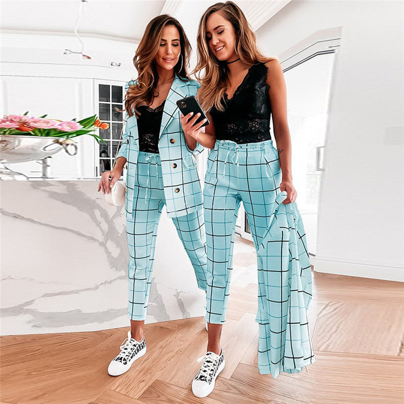 Casual Temperament Double-breasted Suits Plus Size Women - YB Gift Store