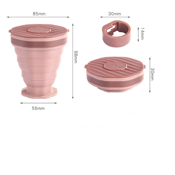 Portable Foldable Travel Silicone Foldable Water Cup - YB Gift Store