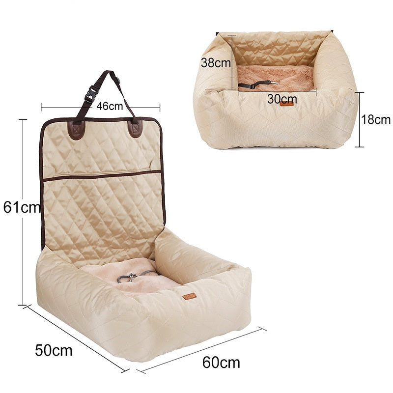 2 In 1 Pet Carrier Folding Car Seat