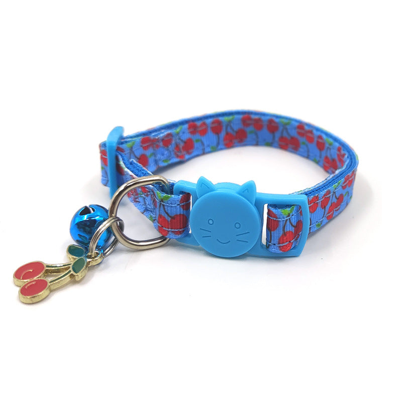 Pet Print Bell Cat Collar Cat Strap - YB Gift Store
