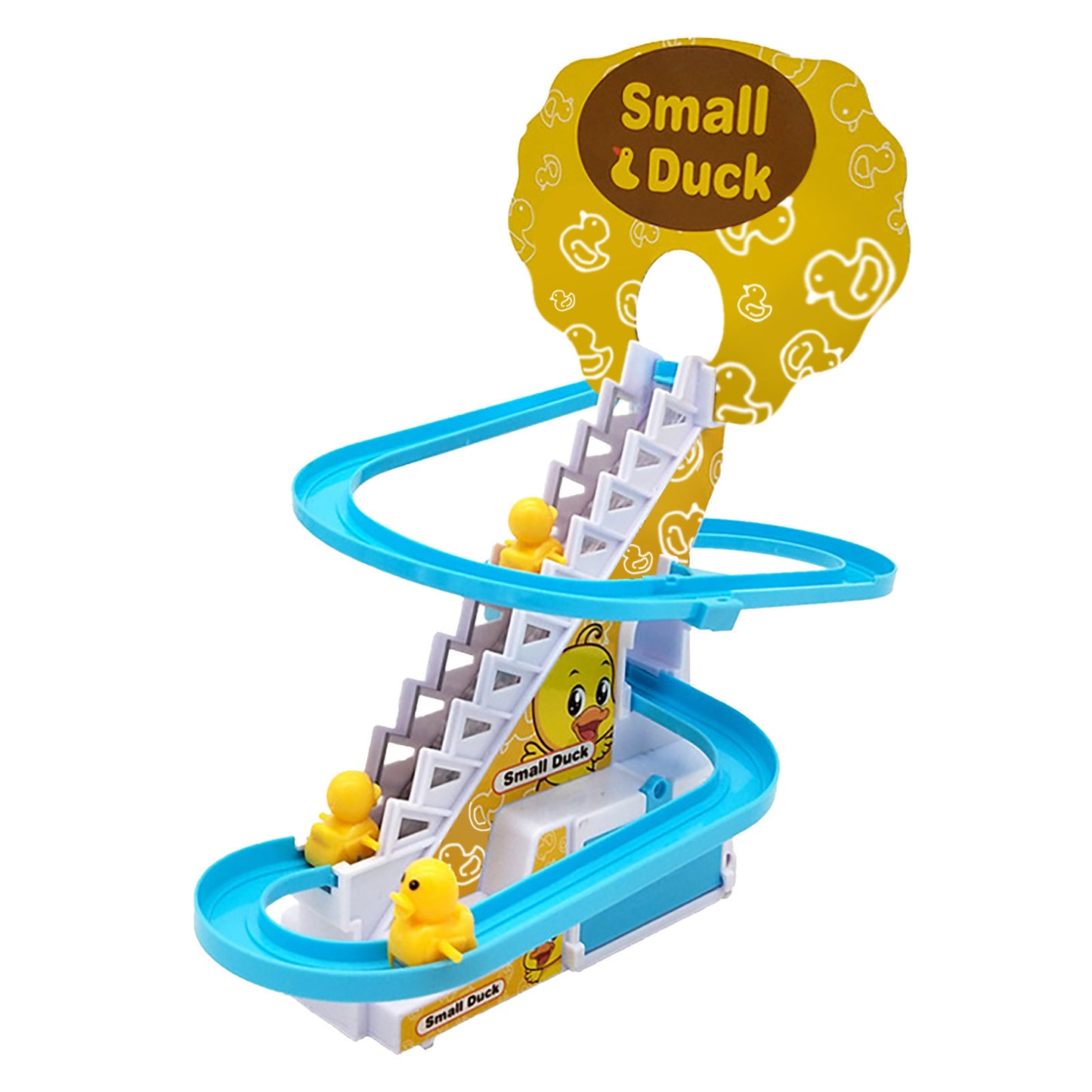 Little Duck Climbing Stairs Toy Little Penguin Automatic Ladder Light - YB Gift Store