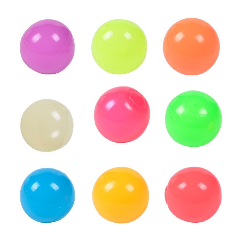 Luminous Sticky Ball Toys Sticky Wall Home Party Games
