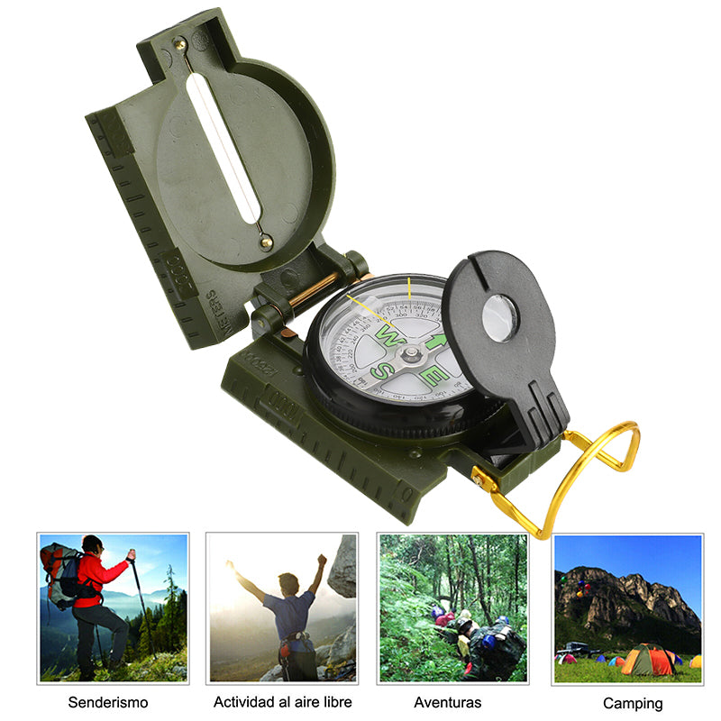 Outdoor Camping Compass, Portable Carabiner For Military Fans - YB Gift Store