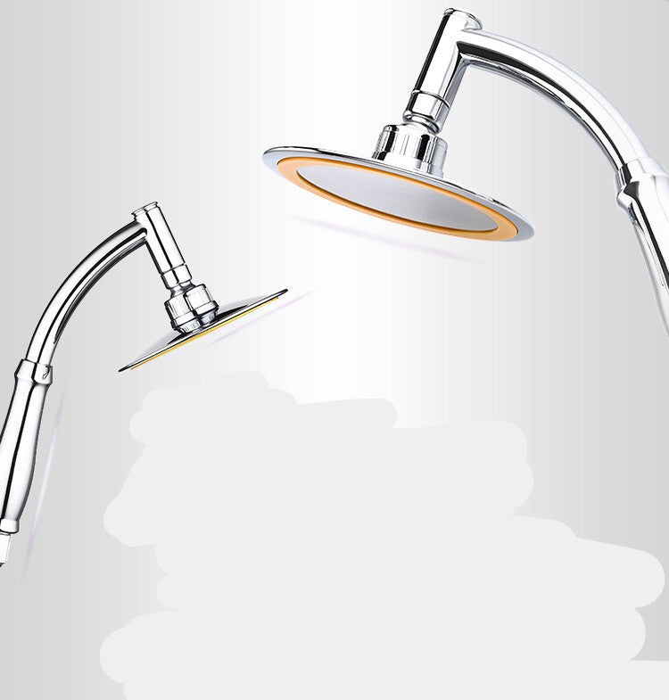 Shower Head 6inch Pressurized Hand-held Overhead Universal Shower Head Shower Set - YB Gift Store