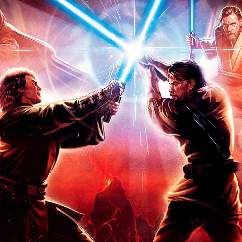 Luminous Toys Sound and Light Laser Sword Props - YB Gift Store