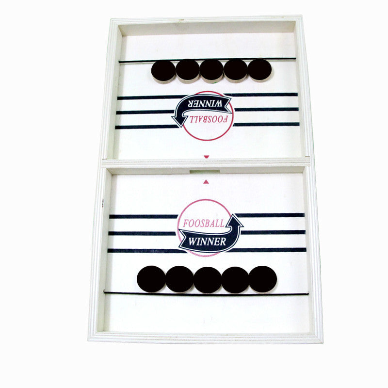 Puck Game Fast Sling Wooden Parent-child Interactive Game Chess Prop - YB Gift Store