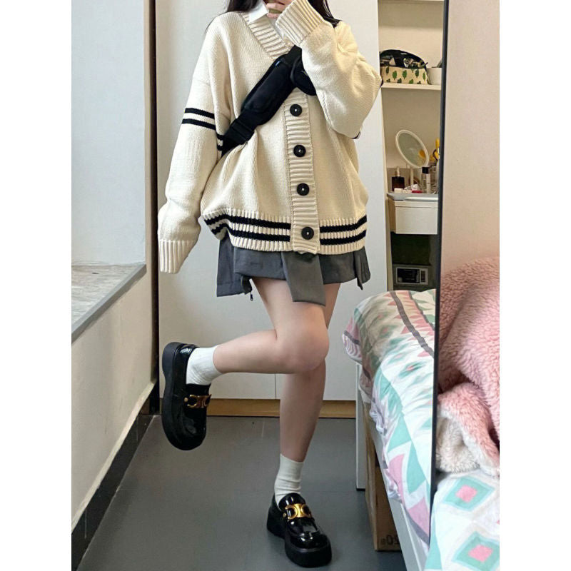 Fashion Mid-length Cardigan Sweater For Women - YB Gift Store