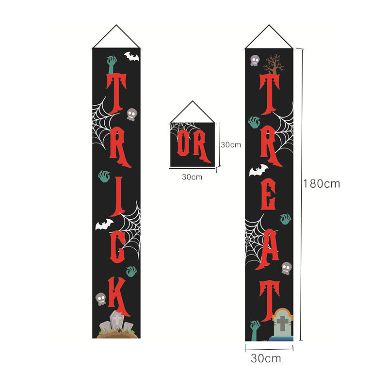 Halloween couplet decoration door couplet banner