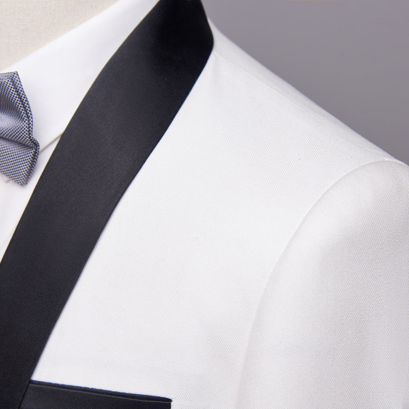 Men 3 Pieces Suit Set Men Wedding Suits Groom Tuxedos - YB Gift Store