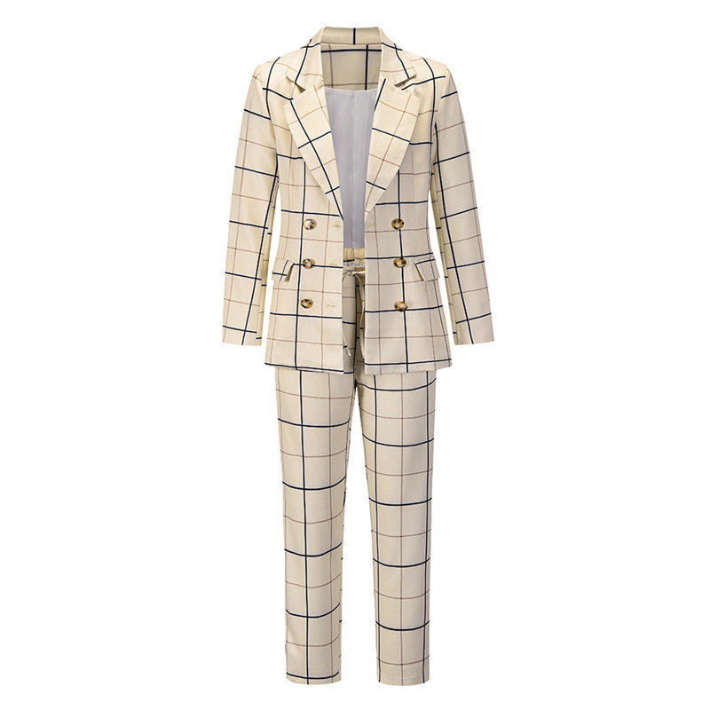 Casual Temperament Double-breasted Suits Plus Size Women - YB Gift Store