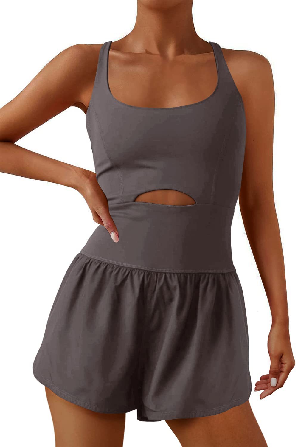 Outdoor Sports Women's Shorts Vest Casual Jumpsuit - YB Gift Store