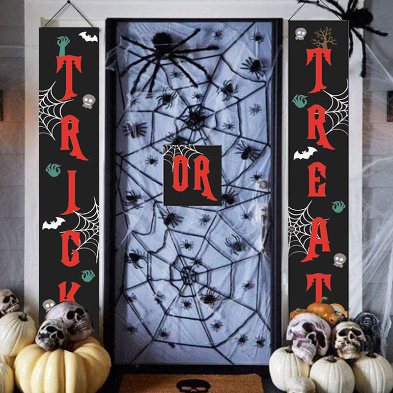 Halloween couplet decoration door couplet banner