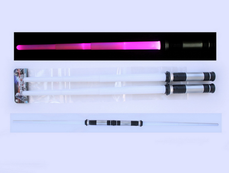 Laser Toy With Sound Laser Darth Vader Sword Cosplay Bow Toy Double Lightsaber - YB Gift Store