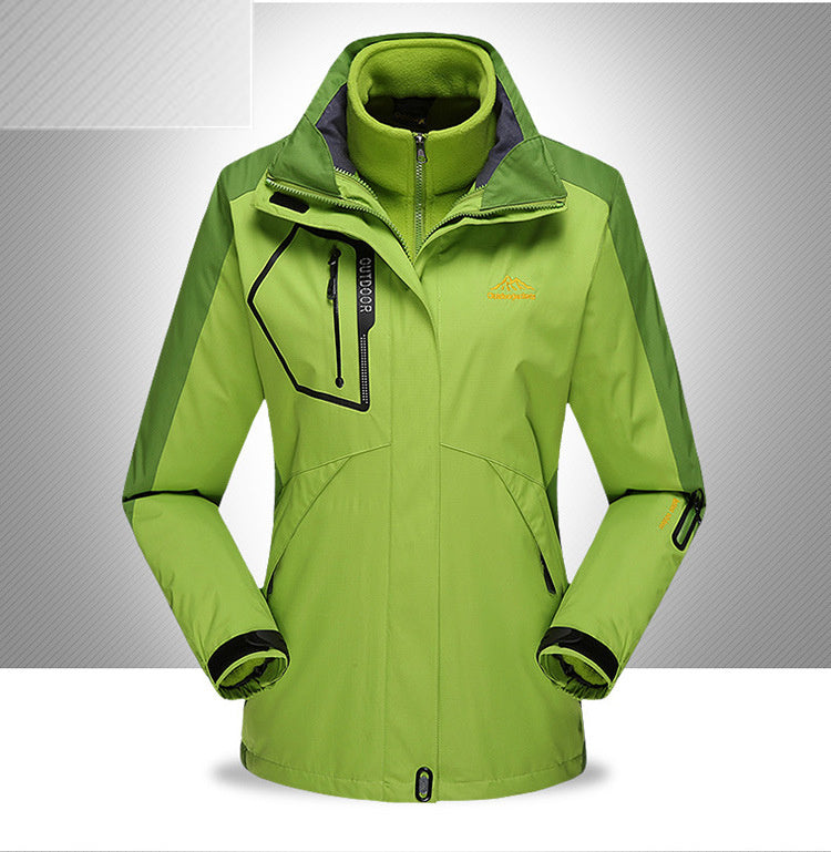 Plush 3-in-1 Military Style Jacket Coat - YB Gift Store