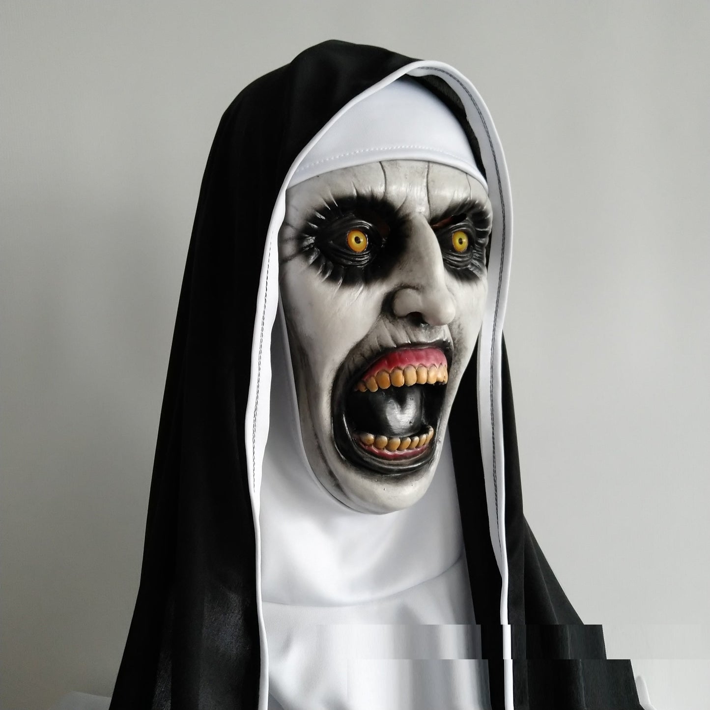 Halloween Latex Mask Headgear Party Dance Evocation 2 Nun Horror Ghost Mask Dress Up Props