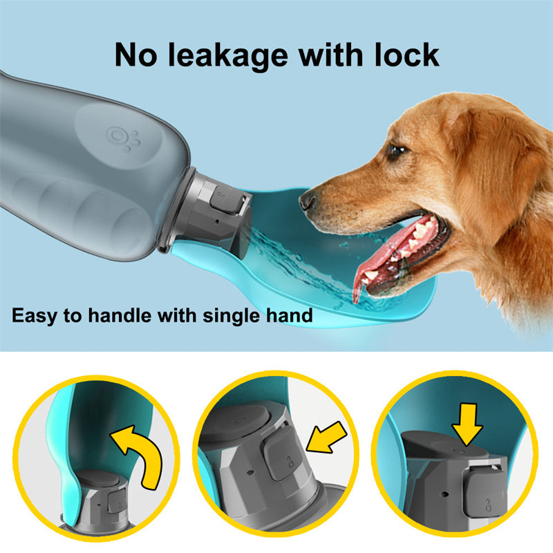 Dog Portable Water Bottle. High Capacity & Leakproof.
