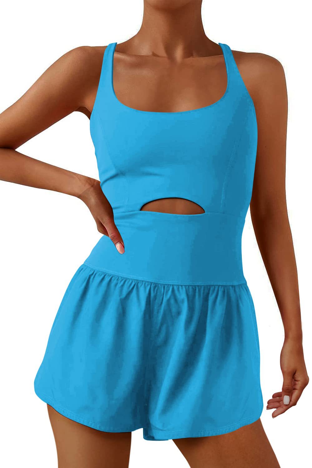 Outdoor Sports Women's Shorts Vest Casual Jumpsuit - YB Gift Store