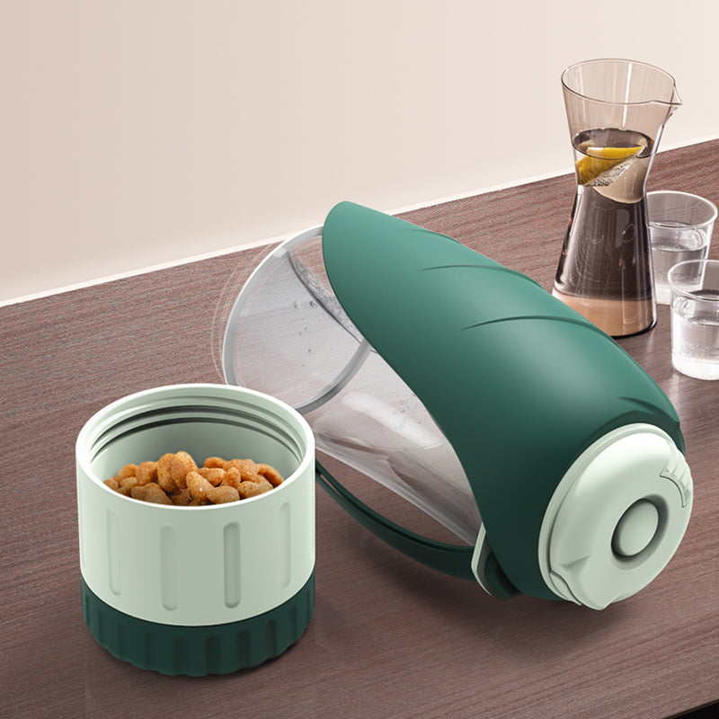 Multifunction Pet Dog Water Bottle Silicone Foldable Portable Puppy Food Bowl