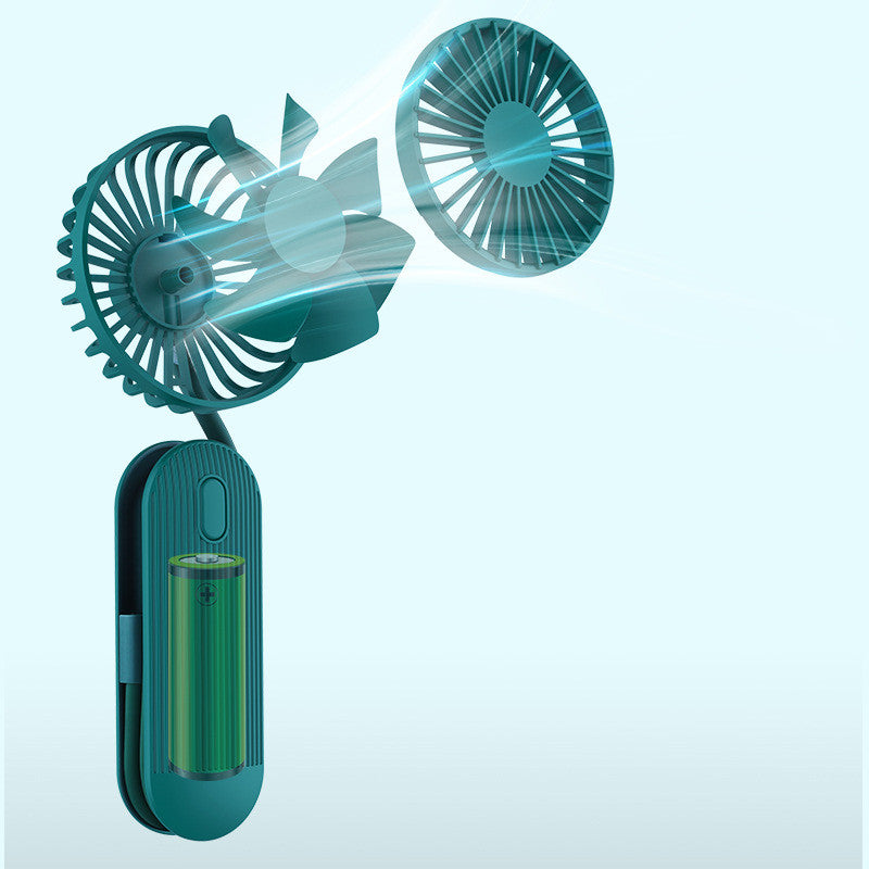 Rechargeable Handheld Large Wind Mini Mute Portable Electric Fan - YB Gift Store