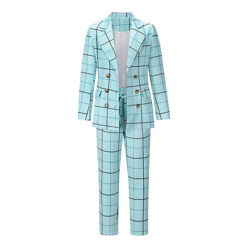 Casual Temperament Double-breasted Suits Plus Size Women - YB Gift Store