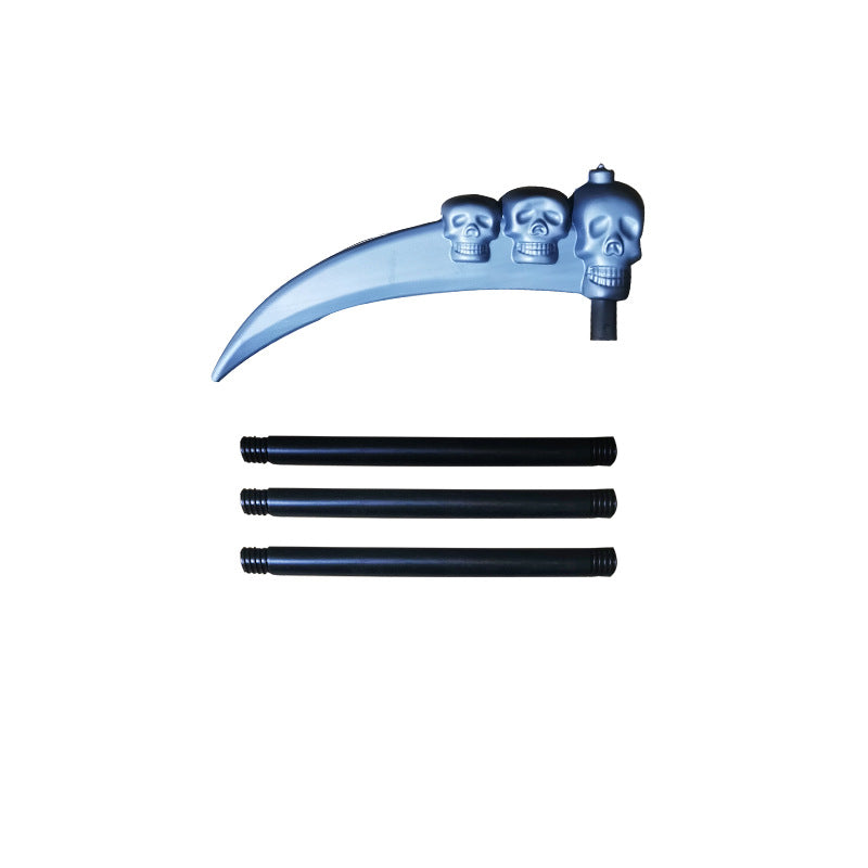 Halloween Party Grim Reaper Black Single Layer Cape - YB Gift Store