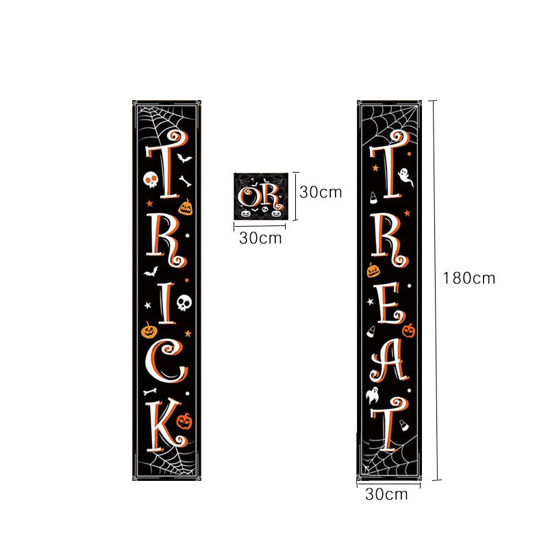 Halloween couplet decoration door couplet banner