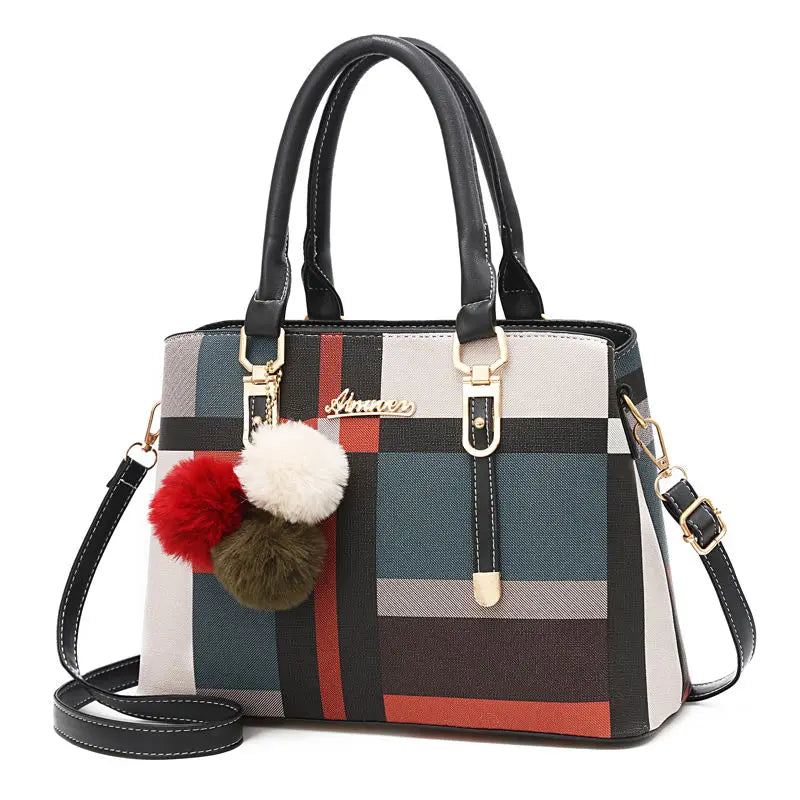 Handbag Set: 2PC Women's bag Casual women's handbags Luxury handbag Designer Messenger bag Shoulder bags new bags for women and Korean