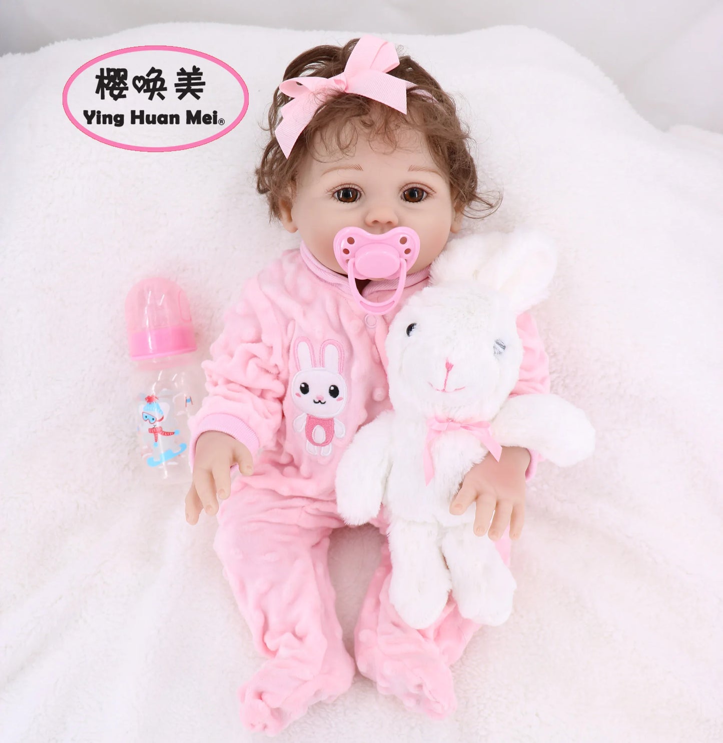 Child Reborn Full Silicone Reborn Full Silicone Body Baby Dolls Boy Girl Twin 43CM Vinyl Realistic Mini Baby Bath Toy Waterproof
