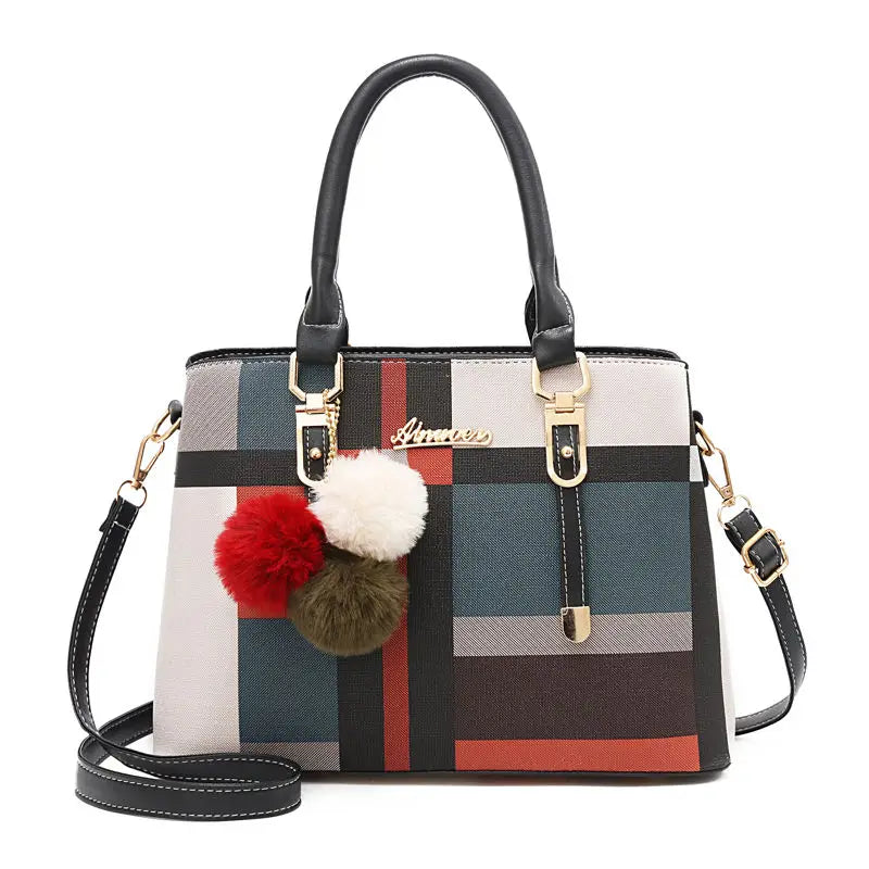 Handbag Set: 2PC Women's bag Casual women's handbags Luxury handbag Designer Messenger bag Shoulder bags new bags for women and Korean