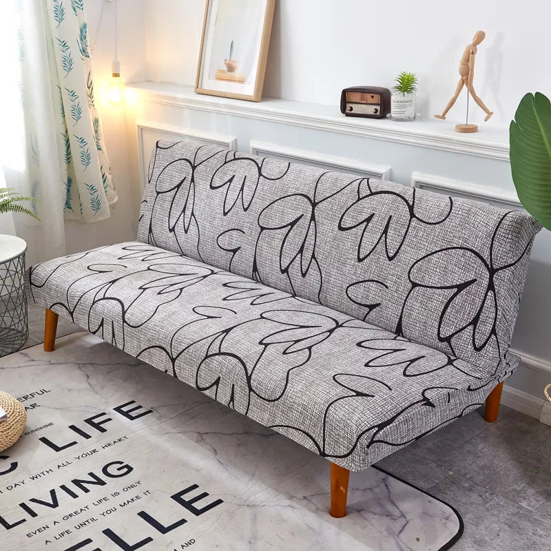 Slip Covers: Elastic sofa bed covers for living room sofa towel Slip-resistant sofa cover cotton strech Slipcover