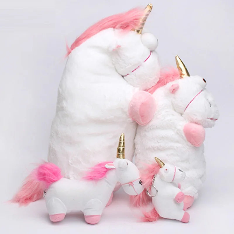 QWZ 56-15cm Fluffy Unicorn Plush Toy Soft Stuffed Animal Unicorn Plush Dolls Juguetes de Peluches Bebe For Kids Christmas Gifts
