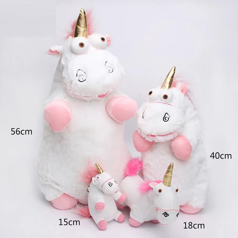 QWZ 56-15cm Fluffy Unicorn Plush Toy Soft Stuffed Animal Unicorn Plush Dolls Juguetes de Peluches Bebe For Kids Christmas Gifts