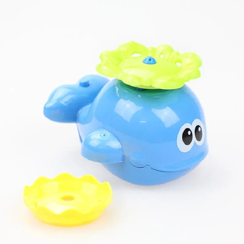 Sozzy Baby Bath Water Bath Toys Spray Boat Whale Ollie Octopus Electronics Squirt Toy Suit 1-2Year Swimming Pool Fountain Toy