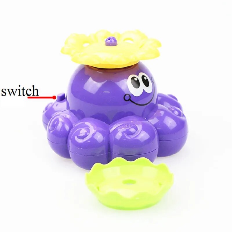 Sozzy Baby Bath Water Bath Toys Spray Boat Whale Ollie Octopus Electronics Squirt Toy Suit 1-2Year Swimming Pool Fountain Toy