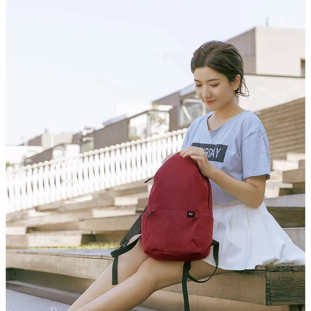 Office Backpack: Original Xiaomi storage bag digital products mobile phone data line mobile power bracelet office supplies storage travel