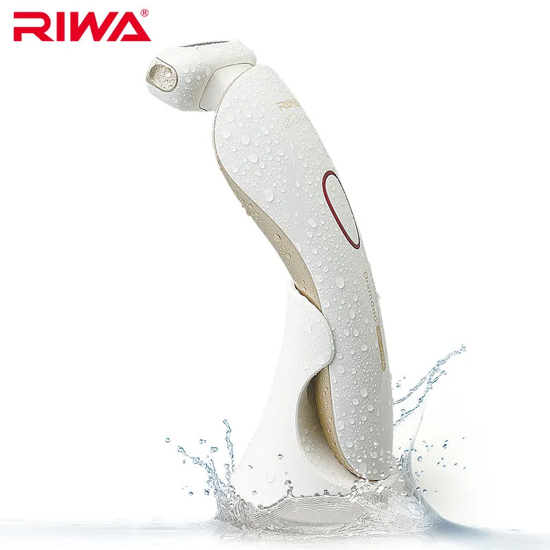 Hair Removal Tool: Riwa Epilator Hair Removal Tools Wet Dry 3 in 1 Floating Head Rechargeable Electric Shaver Razor For Women Trimmer For Bikini