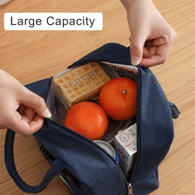 Portable Cooler Bag Ice Pack Lunch Box Insulation Package Insulated Thermal Food Picnic Bags Pouch For Women Girl Kids Childrenx54