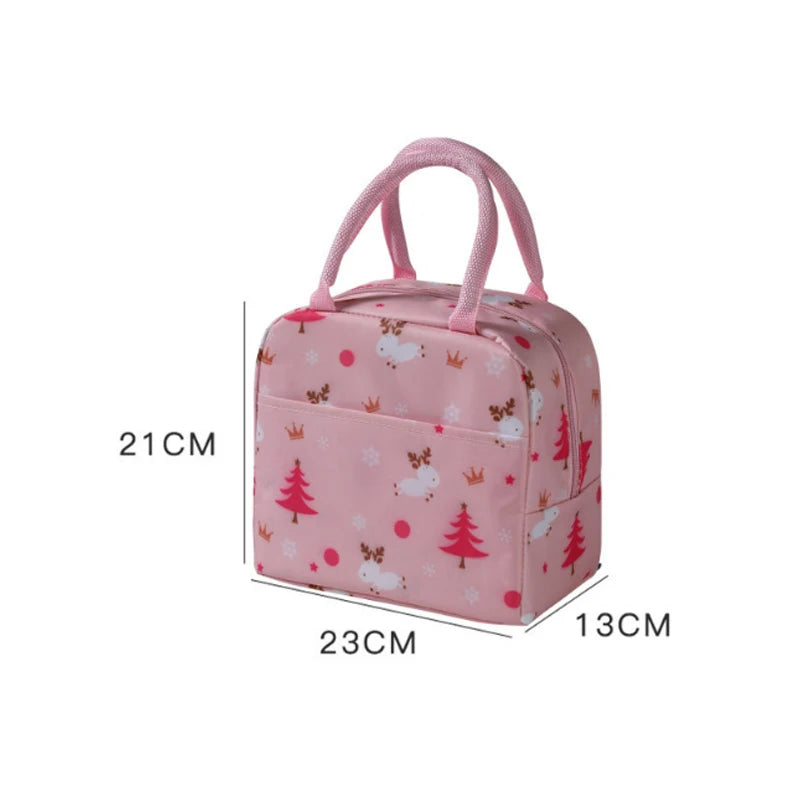 Portable Cooler Bag Ice Pack Lunch Box Insulation Package Insulated Thermal Food Picnic Bags Pouch For Women Girl Kids Childrenx54