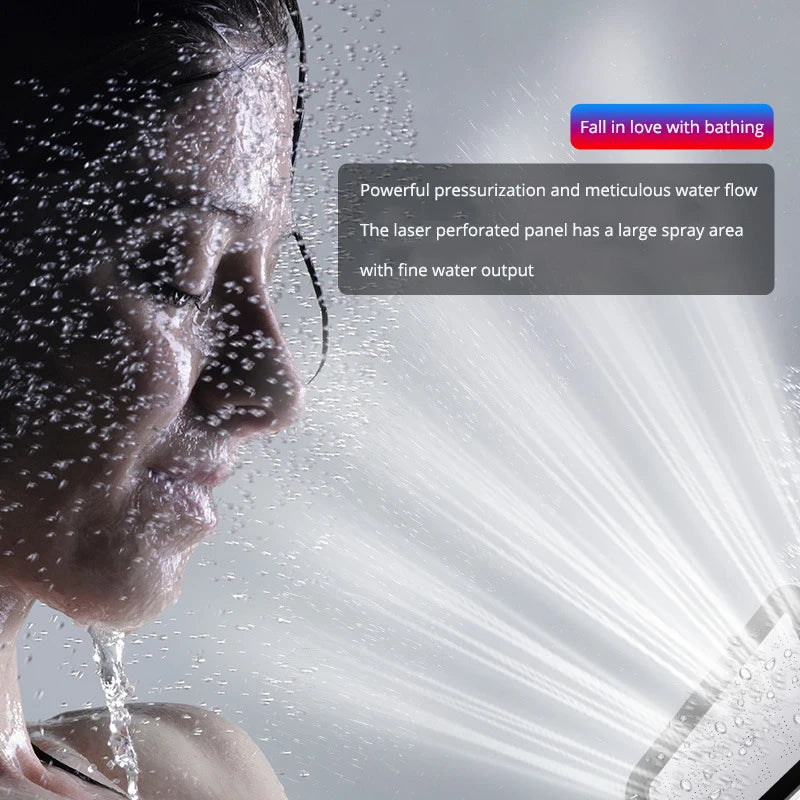 High Quality Pressure Rainfall Shower Head 300 Holes Shower Head Water Saving Filter Spray Nozzle High Pressure Water Saving
