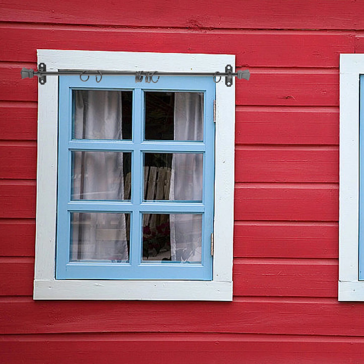 Curtain Rods: Dollhouse Curtain Rod Black Out Rods Accessories Accessory Alloy Curtains Bedroom