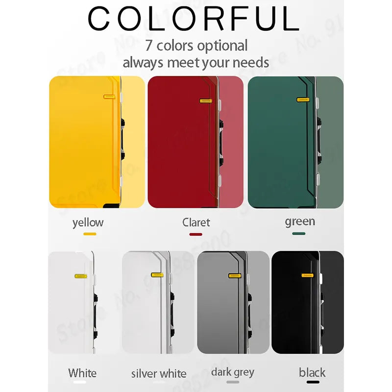 Luggage Students 2023 New Aluminium Frame Carry-on Suitcase Universal Wheel Zipper Women and Men Password Travel Bags With Wheel