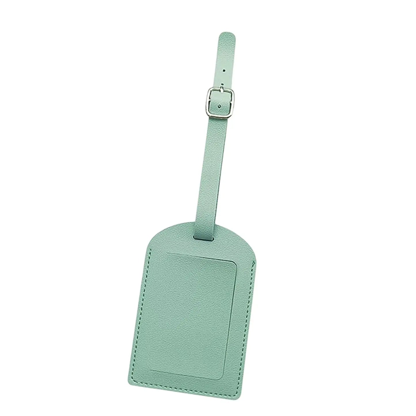 Leather Luggage Tags Travel Accessories Suitcase Tags Business Card Holder