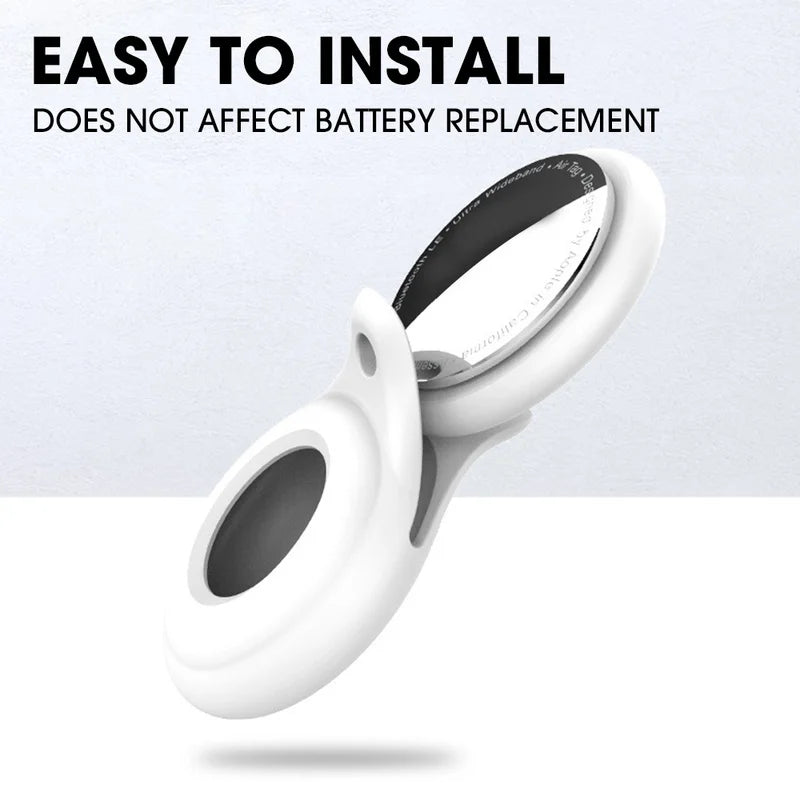 Tracking Device: For Apple Airtags Tracking Device Cover Silicone Cover Anti-lost Dog Tracker Accessories Portable Key Fob for Apple AirTag Cover