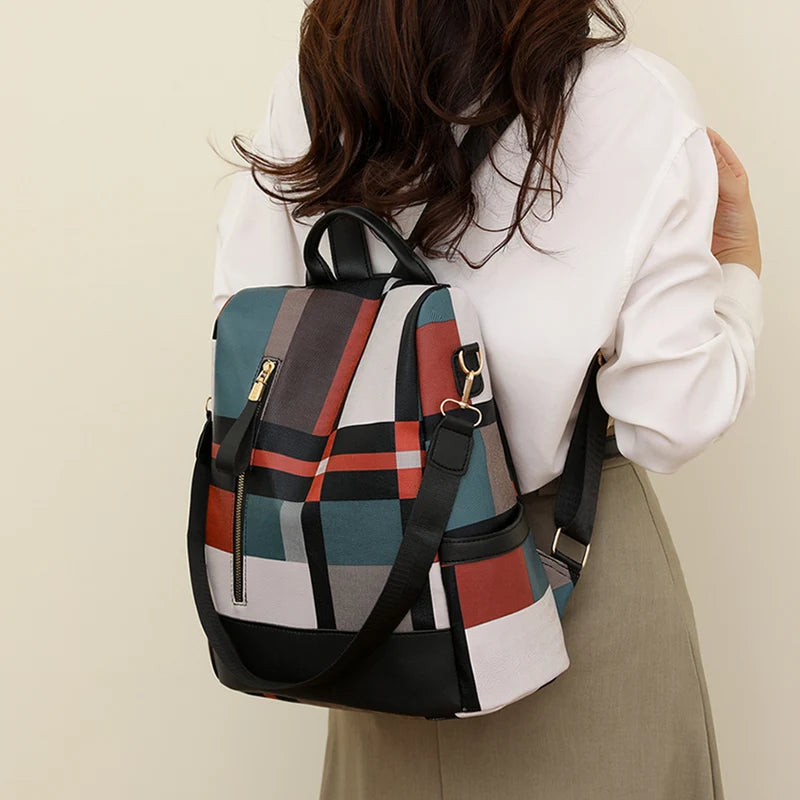 Fashion Casual Women Backpack High Quality Female Daypack Lady Rucksacks Anti-theft Design Girls' Backpack Women Bag Mochila Sac