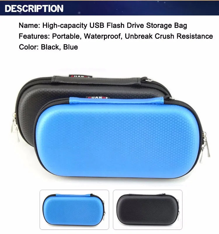 Travel Organizer: Electronic Gadgets Travel Organizer Storage Bag for USB Data Cable Flash Drive SD Card Phone Digital Products Accessories Pouch