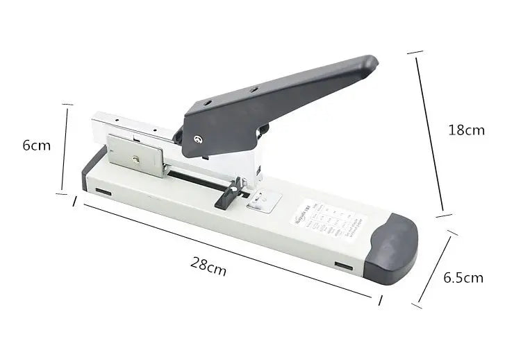 Huapuda Heavy Type Metal Stapler Bookbinding Stapling 120 Sheet Capacity Office Tools Fit Staples(pins) 23/13, 23/10,23/8,23/6,