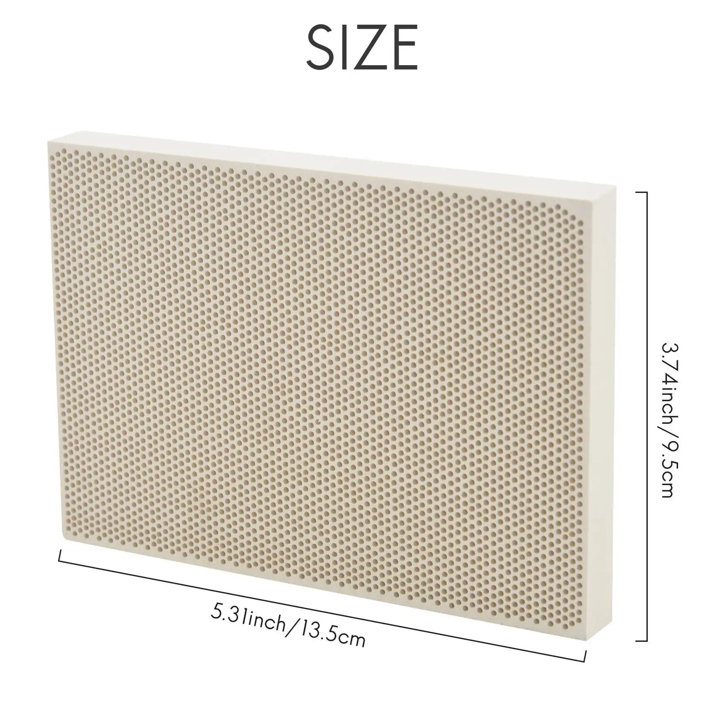 Kitchen: Ceramic Honeycomb Soldering Board Heating For Gas Stove Head 135x95x13mm New