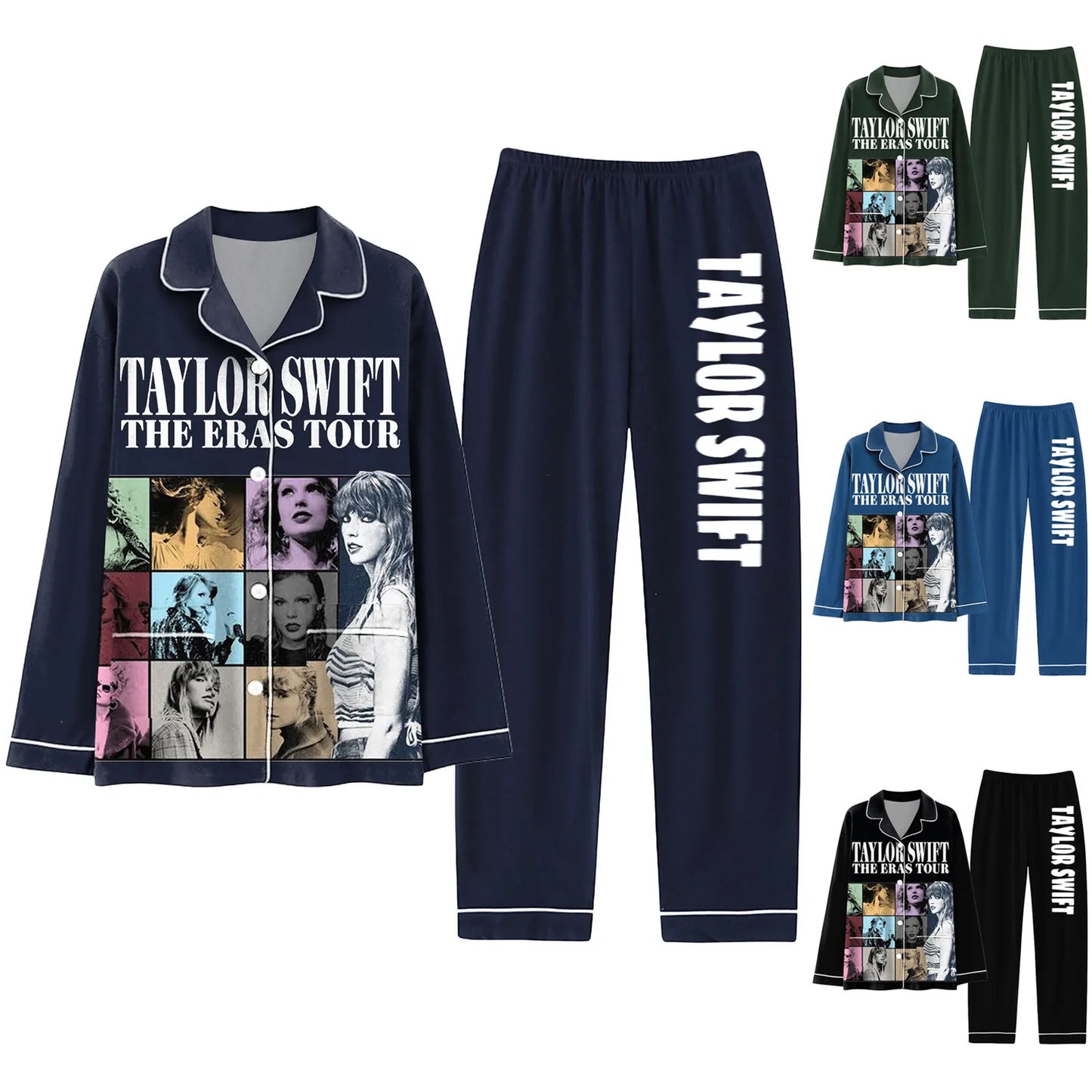 Matching-Set Sleepwear Taylor Printed Swift Seriors Shirts&Trousers Pants T-Shirt Pijama-Set Lounge Christmas Home-Wear Pajamas