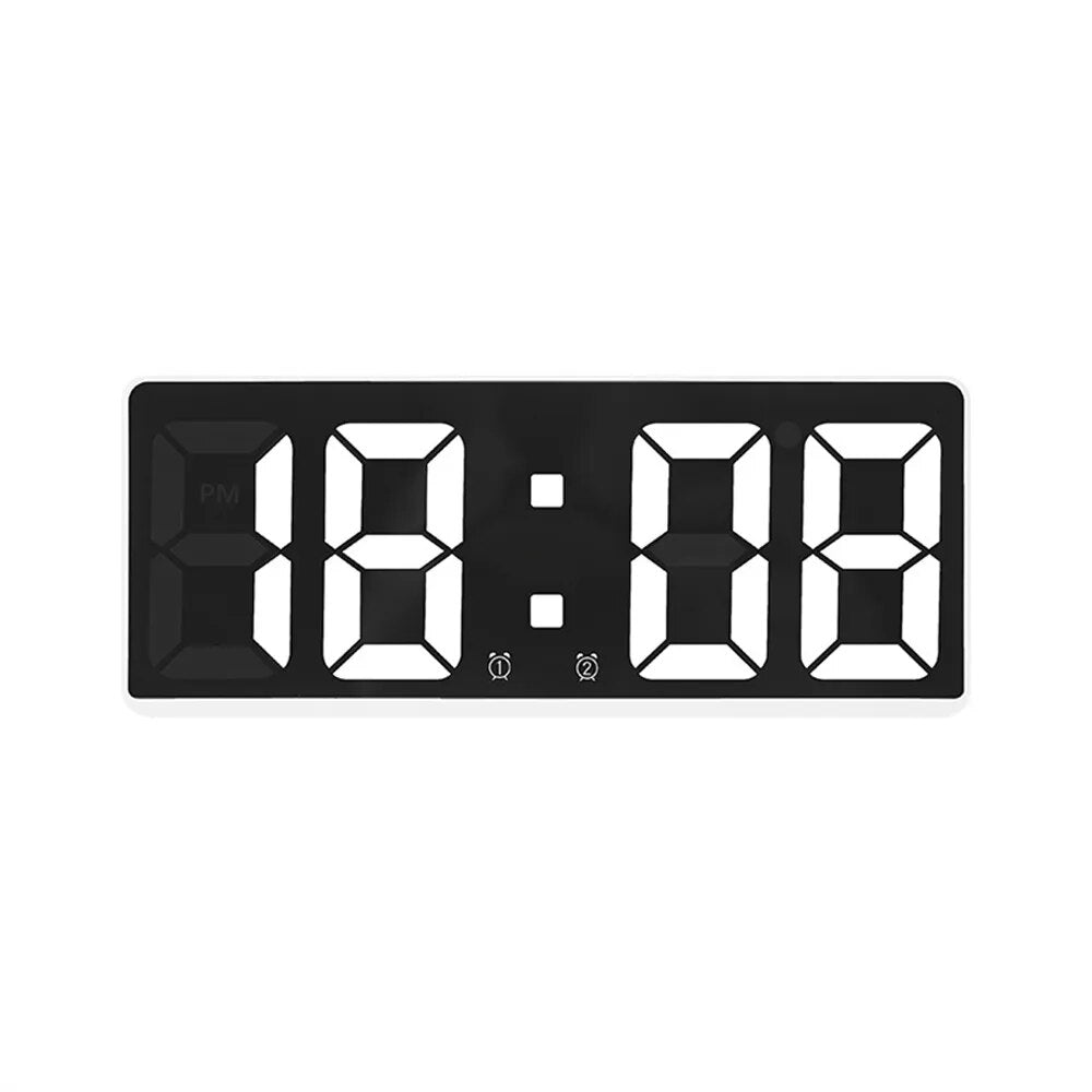 Home Decoration Alarm Clock Bell Electronic Two Sets Of Alarm Clocks Led Alarm Clock Big Screen Alarm Clock Household Products