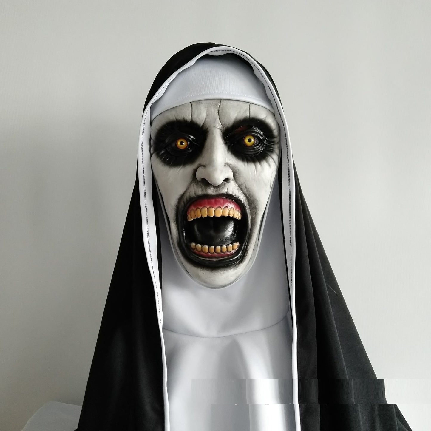 Halloween Latex Mask Headgear Party Dance Evocation 2 Nun Horror Ghost Mask Dress Up Props